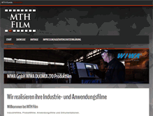 Tablet Screenshot of mthfilm.com